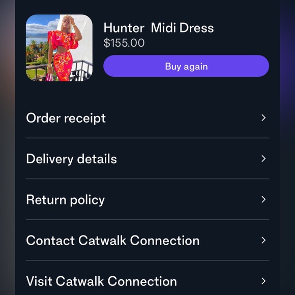 Catwalk Collection Tropical Dress - Picture 5 of 6